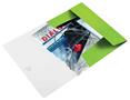 Flap folder with rubberband, PP, A4, LEITZ 