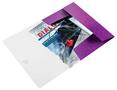 Flap folder with rubberband, PP, A4, LEITZ 