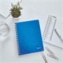 Wirebound notebook, A5, squared, 80 sheets, LEITZ 