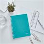 Wirebound notebook, A5, squared, 80 sheets, LEITZ 