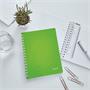 Wirebound notebook, A5, squared, 80 sheets, LEITZ 