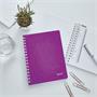 Wirebound notebook, A5, squared, 80 sheets, LEITZ 