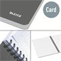 Wirebound notebook, A4, lined, 90 sheets, laminated cardboard cover, LEITZ 