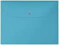 Document holder, 2 pockets, A4, PP, snaps, LEITZ "Cosy", calm blue