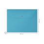 Document holder, 2 pockets, A4, PP, snaps, LEITZ 