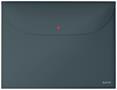 Document holder, 2 pockets, A4, PP, snaps, LEITZ "Cosy", velvet grey