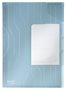 Organiser punched pockets, A4, 200 micron, orange peel, LEITZ "CombiFile", blue