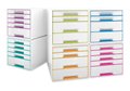 Drawer Cabinet, plastic, 5 tiers, LEITZ 