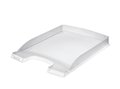 Letter tray, plastic, slim, LEITZ "Plus", transparent