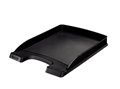 Letter tray, plastic, slim, LEITZ "Plus", black