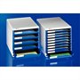 Drawer Cabinet, plastic, 5 tiers, LEITZ,