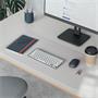 Desk mat, 80x40 cm, LEITZ, light blue