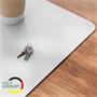 Desk mat, recycled leather, 70x36 cm, LEITZ, light grey