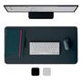 Desk mat, recycled leather, 70x36 cm, LEITZ, dark grey