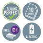 Stapler, electronic, No.10, 10 sheets, LEITZ 