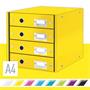 Drawer Cabinet, laminated cardboard, 4 tiers, LEITZ 