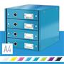 Drawer Cabinet, laminated cardboard, 4 tiers, LEITZ 