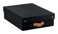 Storage box, M size, short, LEITZ "Puro", black