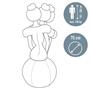 Sitting ball, stopper function, 75cm, LEITZ 