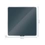 Magnetic glass board, 45x45 cm, LEITZ 