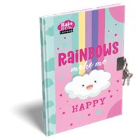 Memory book, with lock, A5, hardcover, LIZZYSULI, 