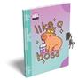 Memory book, with padlock, A5, hardcover, ICO, "Lizzysuli", Lollipop Capybara, green-purple