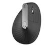 Mouse, wireless, vertikal, LOGITECH "MX Vertical", graphite grey