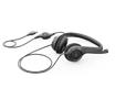 Headphone, stereo, with microphone, USB, LOGITECH 