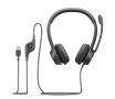 Headphone, stereo, with microphone, USB, LOGITECH 