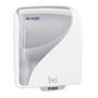 Hand towel dispenser, 381x290x223 mm, LUCART, "Identity Hands 2.0", white-transparent