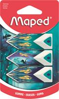Eraser, MAPED “Dragon Pyramid”, 3 pcs