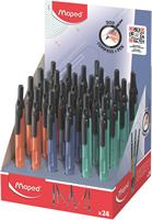 Compass display, with point, 2-in-1, convertible into pencil, MAPED “Compass Pen”, assorted colors