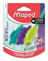Pencil grip, MAPED “Kidy Learn”, assorted colors, 3 pcs