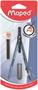 Compass, with point, 2-in-1, convertible into pencil, MAPED “Compass Pen”, assorted colors