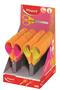 Scissors, display, school, 13 cm, MAPED "Soft Neon", mixed colours