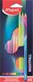 Coloured pencil set, traingular, MAPED "Nightfall", 12 different colours