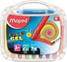 Gel crayons, triangular shape, MAPED "Color`Peps", 10 different colours