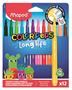 Felt-tip pen set, 3.7 mm, washable, MAPED “Color’Peps Long Life 2”, 12 assorted colors
