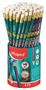 Graphite pencil with eraser, with pencil holder, HB, triangular, MAPED “Dragon”, 72 pcs