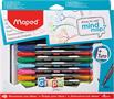 Fineliner, 0,4 mm, MAPED "Graph`Peps - How to Mind Map Box", 8 different colours