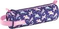 Pencil case, cylinder, zipper, MAPED, unicorn
