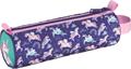 Pencil case, cylinder, zipper, MAPED, unicorn