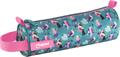 Pencil case, cylinder, zipper, MAPED, tropical