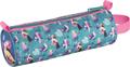 Pencil case, cylinder, zipper, MAPED, tropical