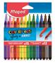 Coloured pencil and marker set, MAPED "Color`Peps INFINITY", 15+12 different colours