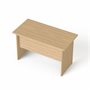 Office desk, wooden leg, 120x70x73,5 cm, MAYAH 