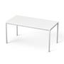 Universal table, rectangular, gray metal legs, 75x150 cm, MAYAH 