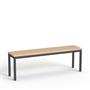 Bench seat, MAYAH "Freedom SV-313",  oak