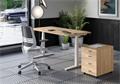 Height adjustable desk, 140x80 cm, MAYAH 