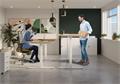 Height adjustable desk, 140x80 cm, MAYAH 